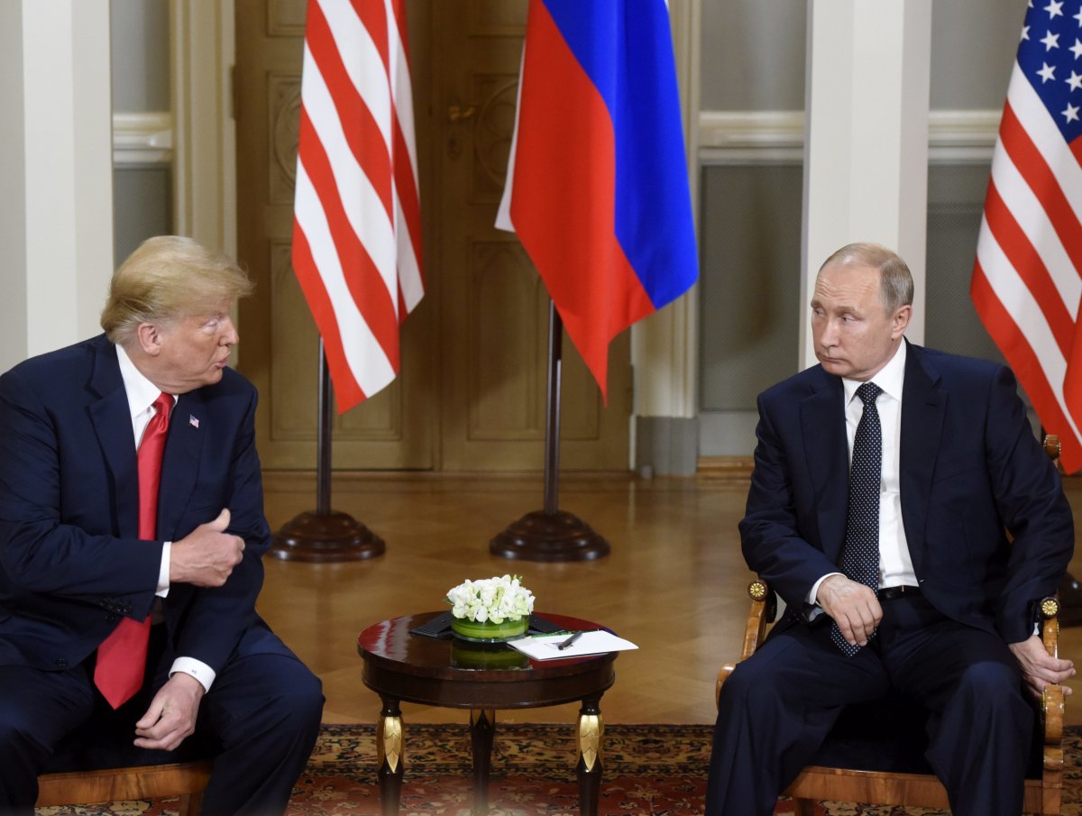 Donald Trump and Vladimir Putin 