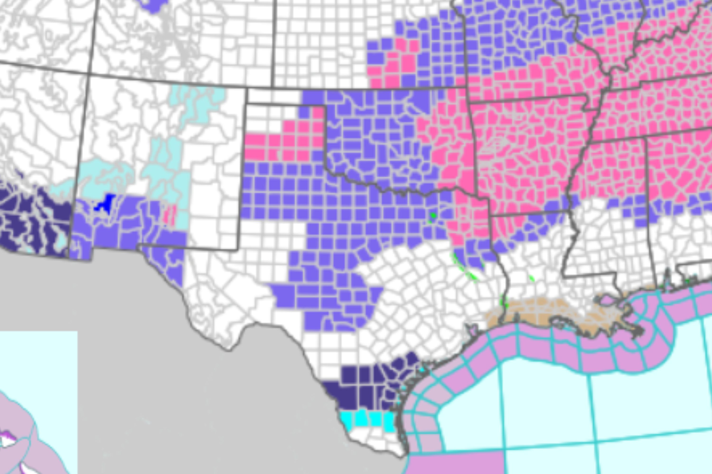 Texas Winter Storm Map Millions Told To Avoid Driving Newsweek