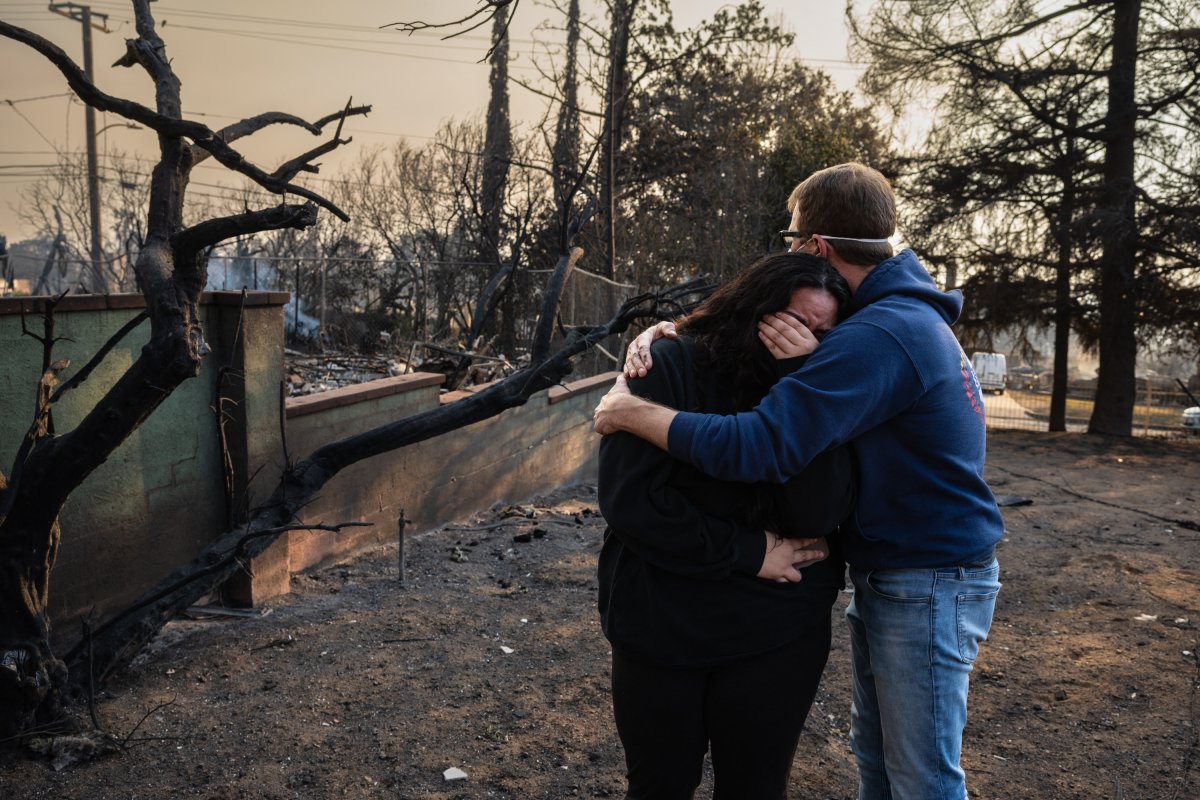 California Fire Family Grieving Destroyed Home