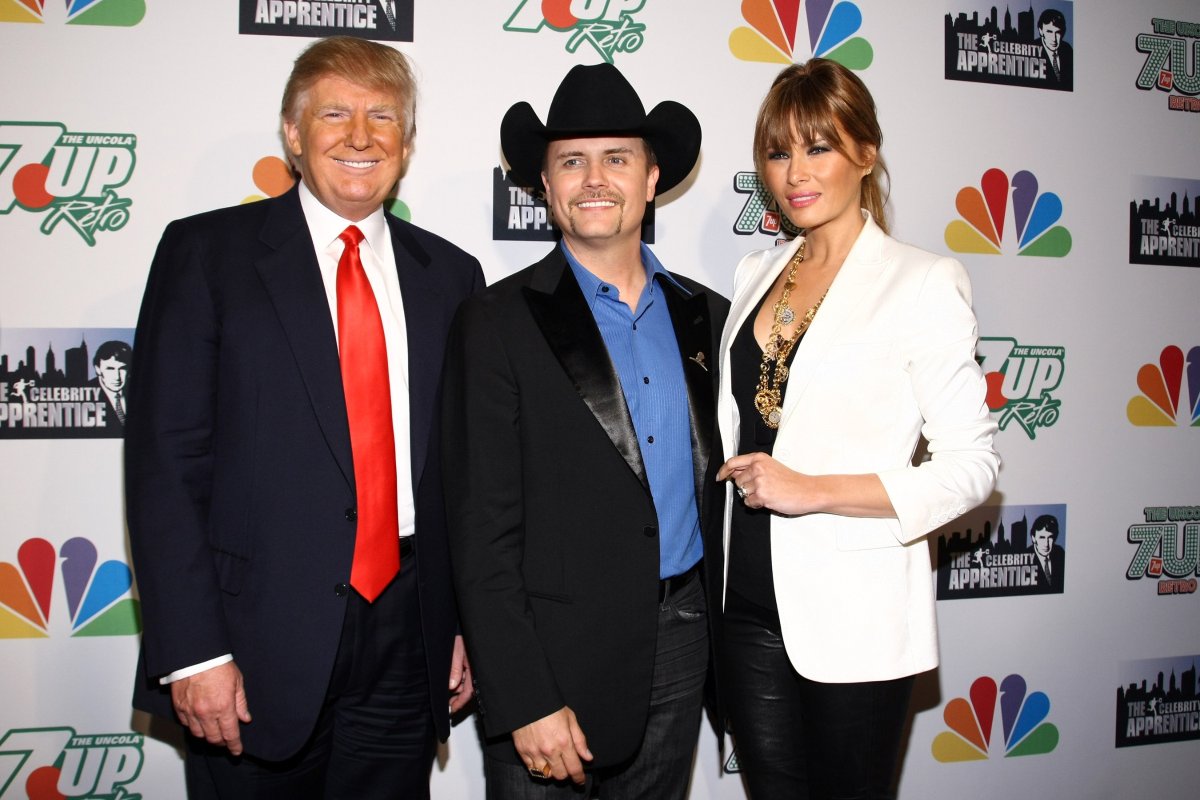 Donald Trump, John Rich, Melania Trump