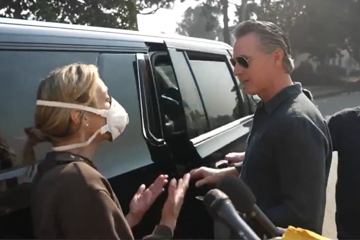 Gavin Newsom confronted in LA video