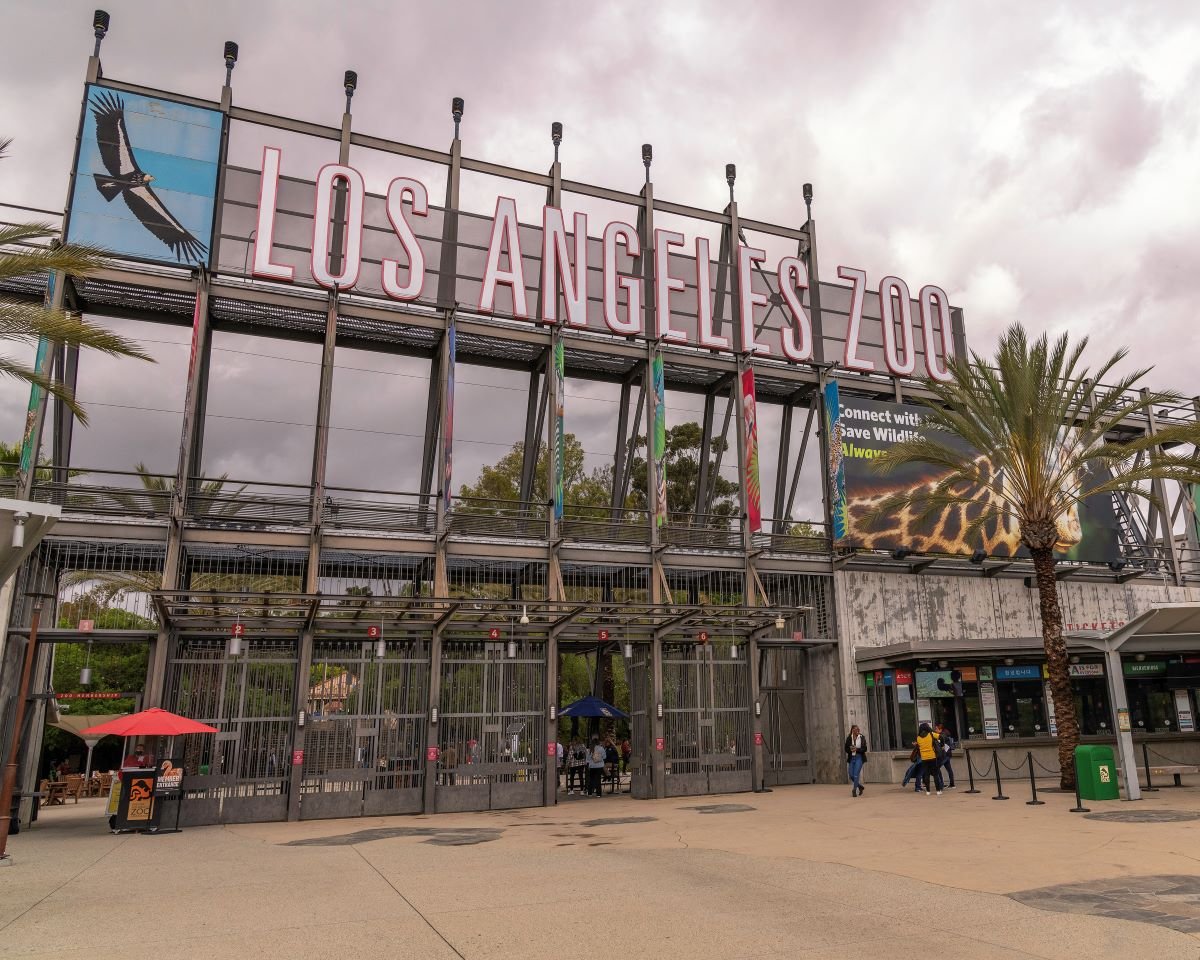 Entrance to the LA Zoo