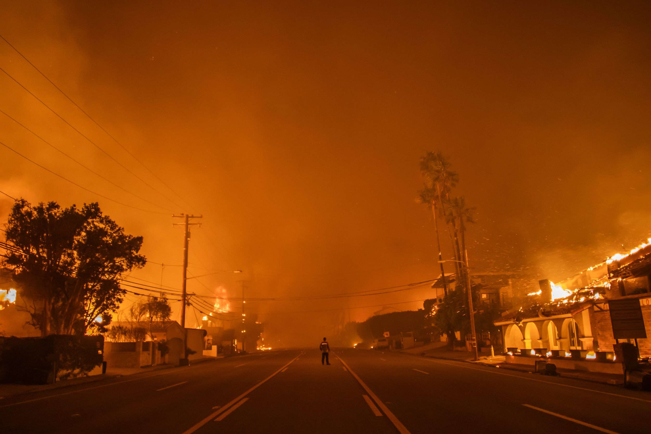 California Authorities Announce Curfews in Areas Affected by Fires