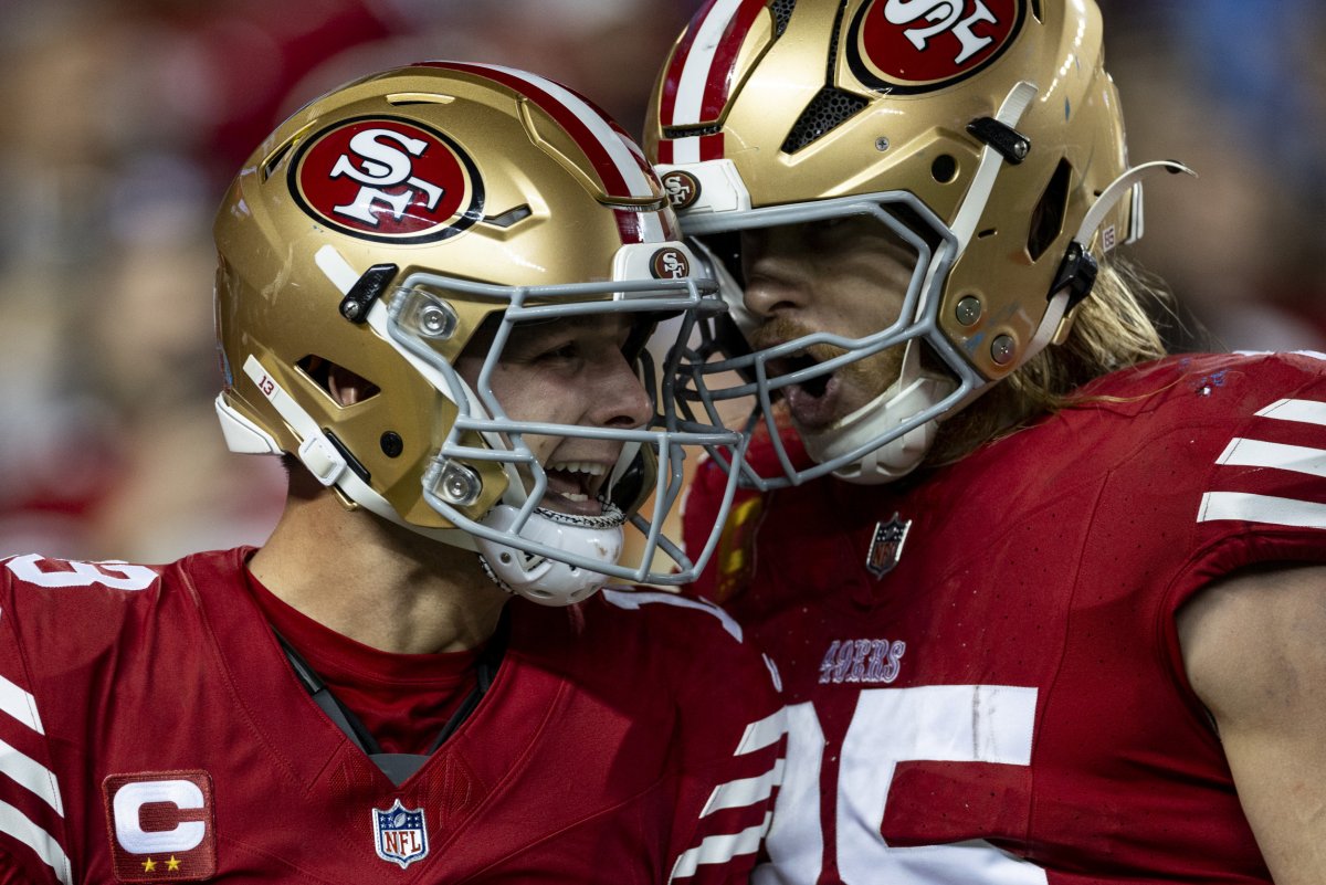 San Francisco 49ers Brock Purdy George Kittle