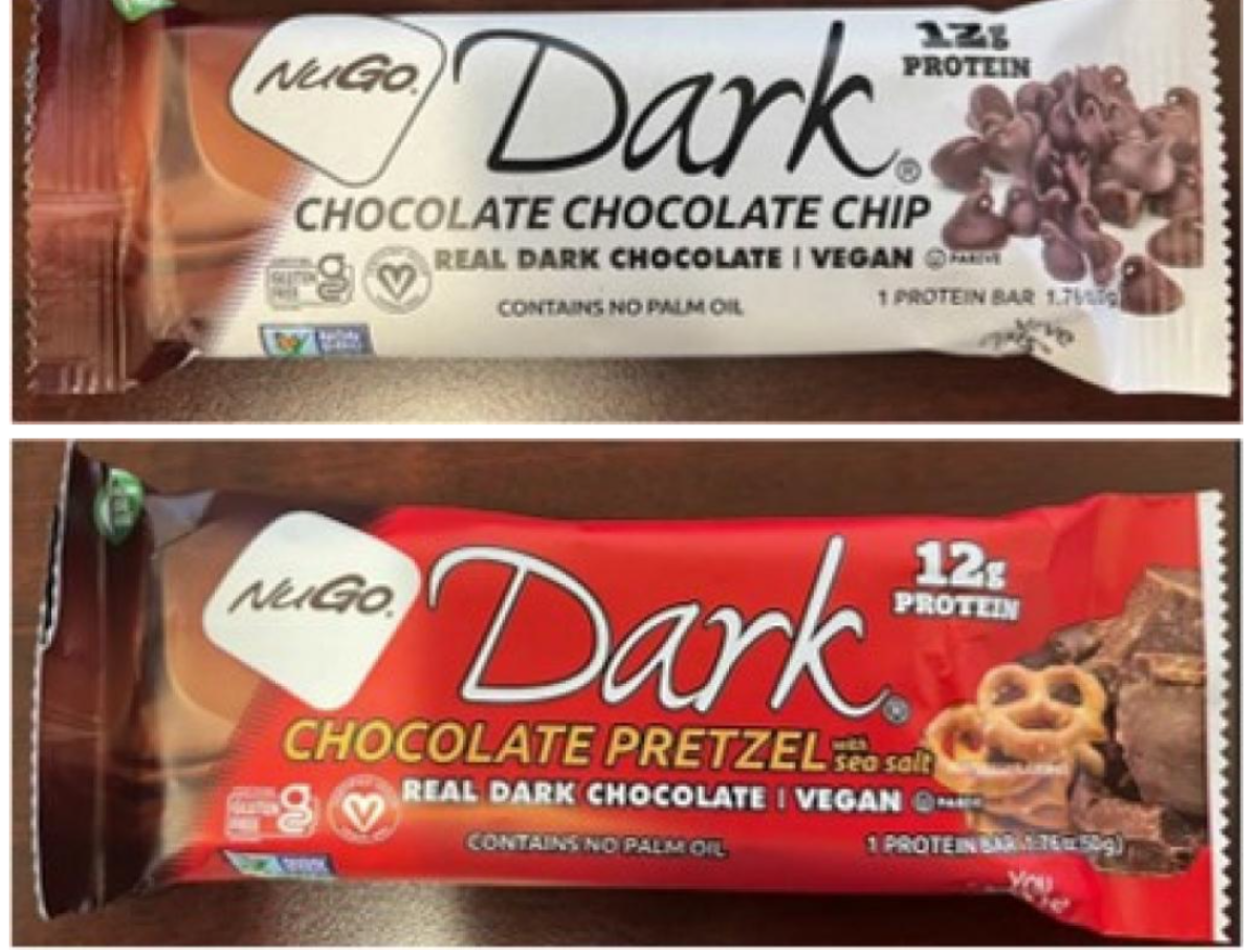 NuGo dark chocolate bars