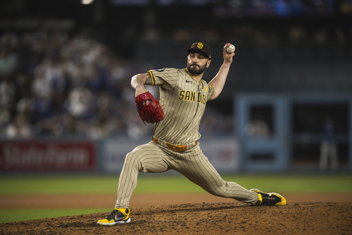 San Diego Padres pitcher Tanner Scott 