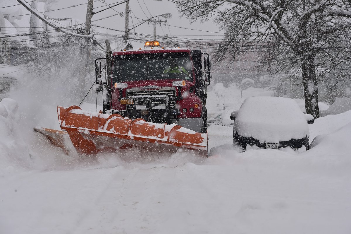 New York snow