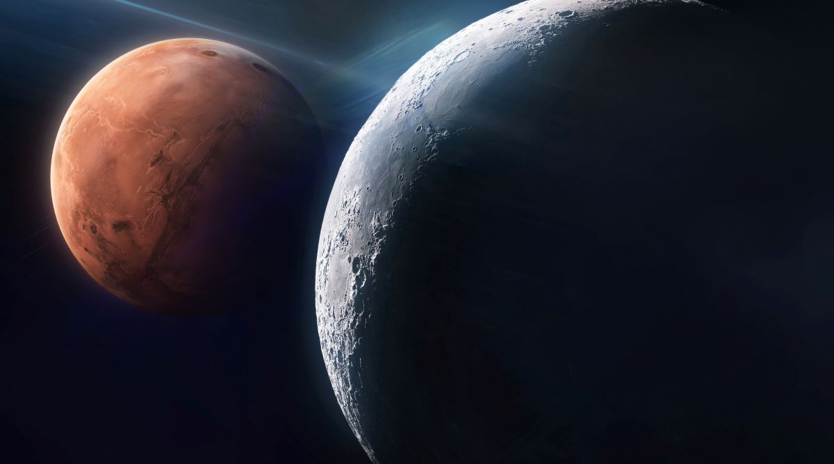 Wolf Moon and Mars How to See January 2025 Full Moon With the Red