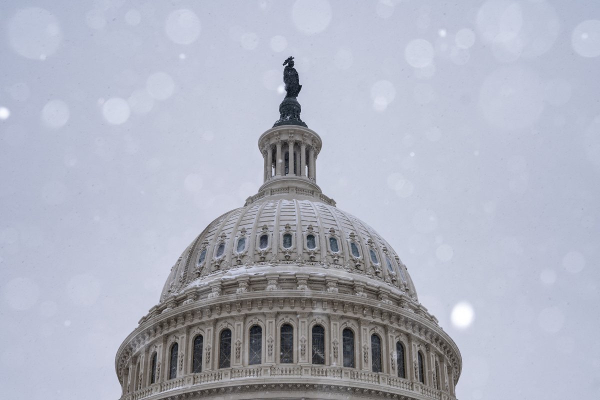 A view of the US Capitol building 