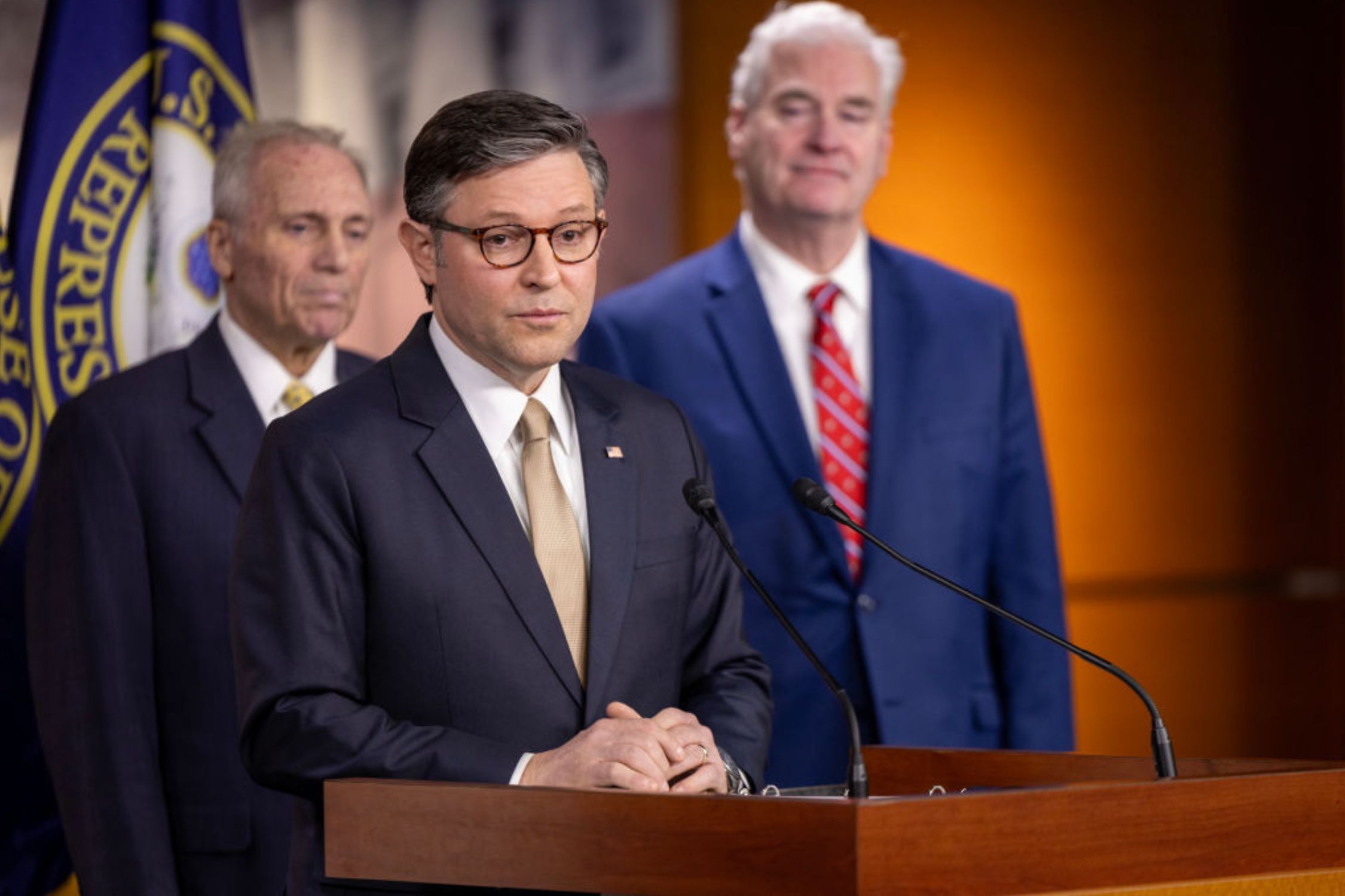 Republicans Push Back On Mike Johnsons California Aid Remark
