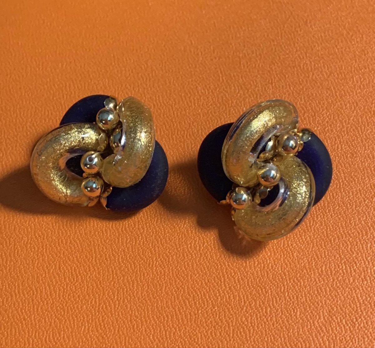 The Chanel / Seguso earrings.