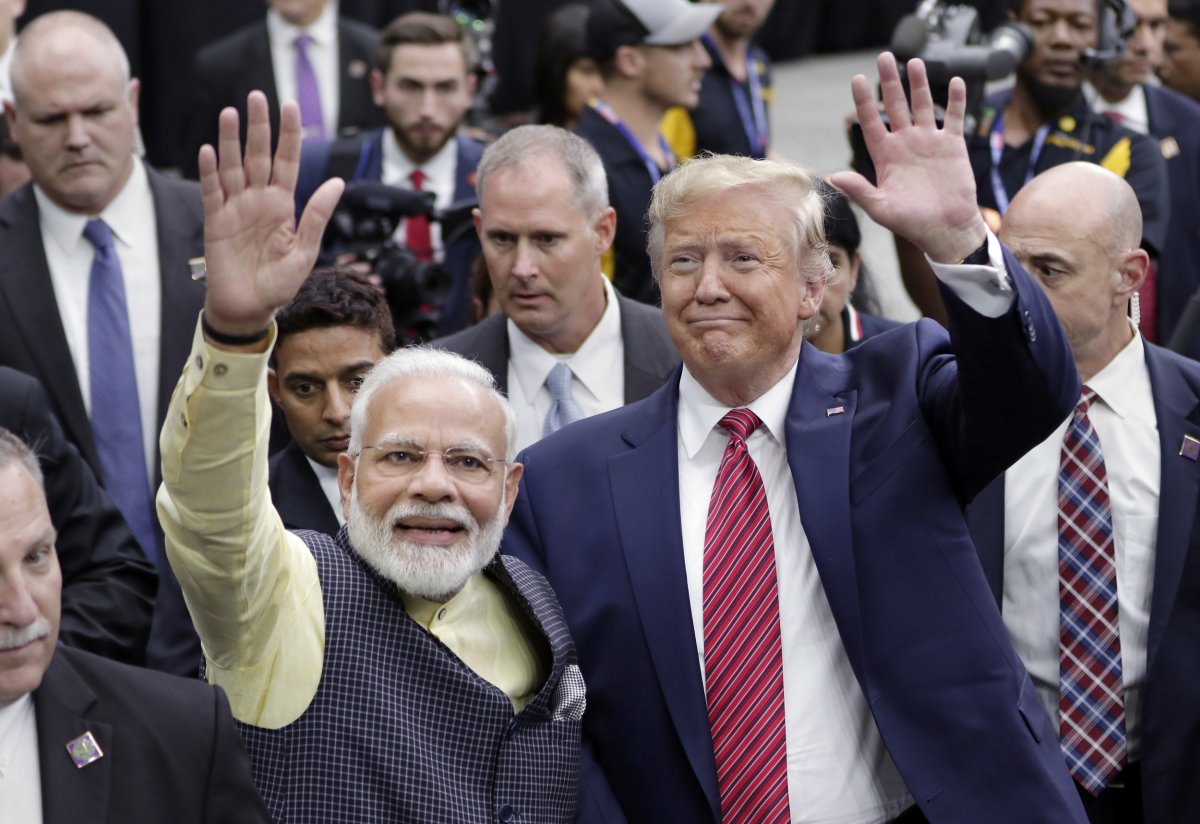 Trump y Modi