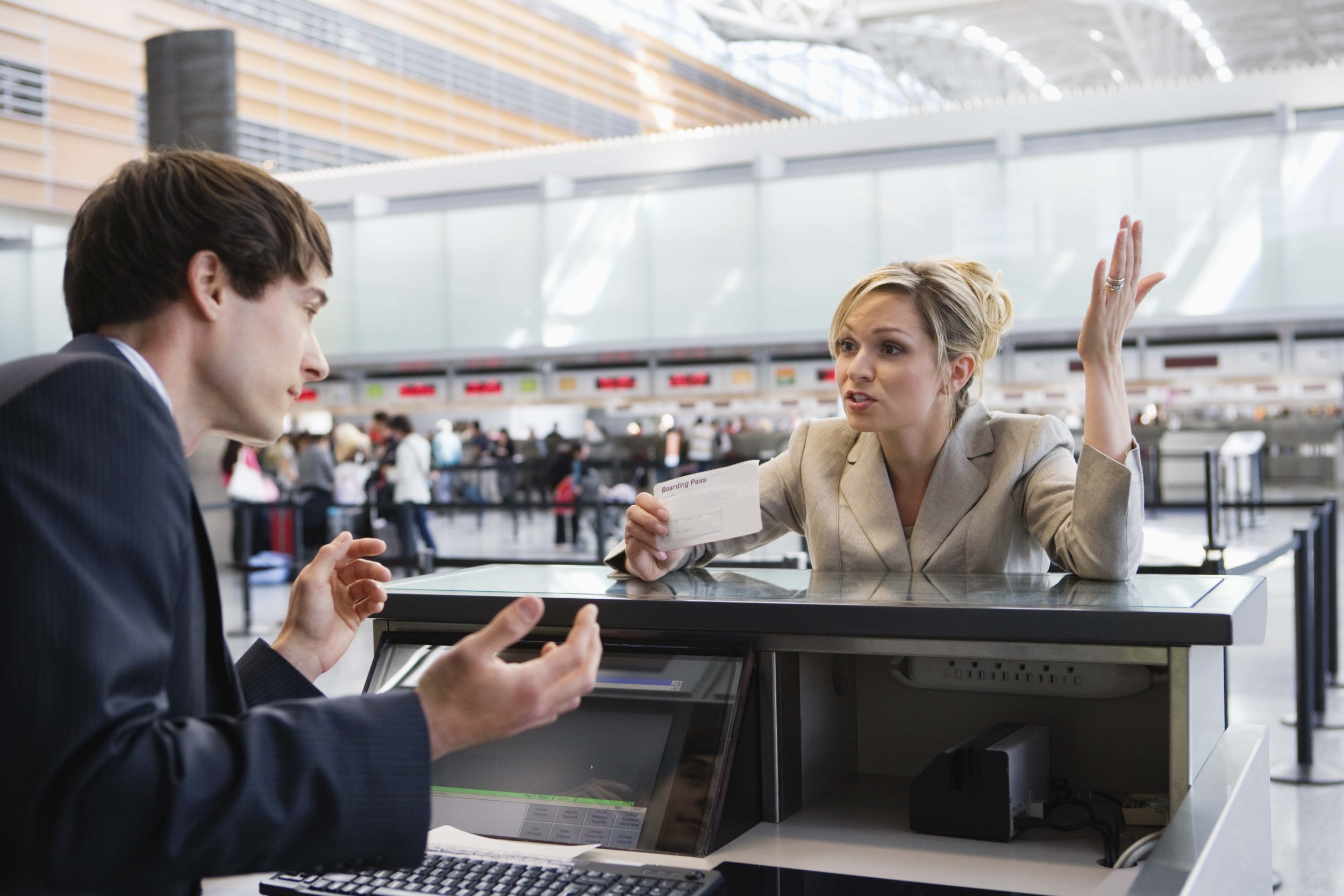 Plane Passenger Surprised by Reason Agent at Counter Pulls Them Aside: I Love This