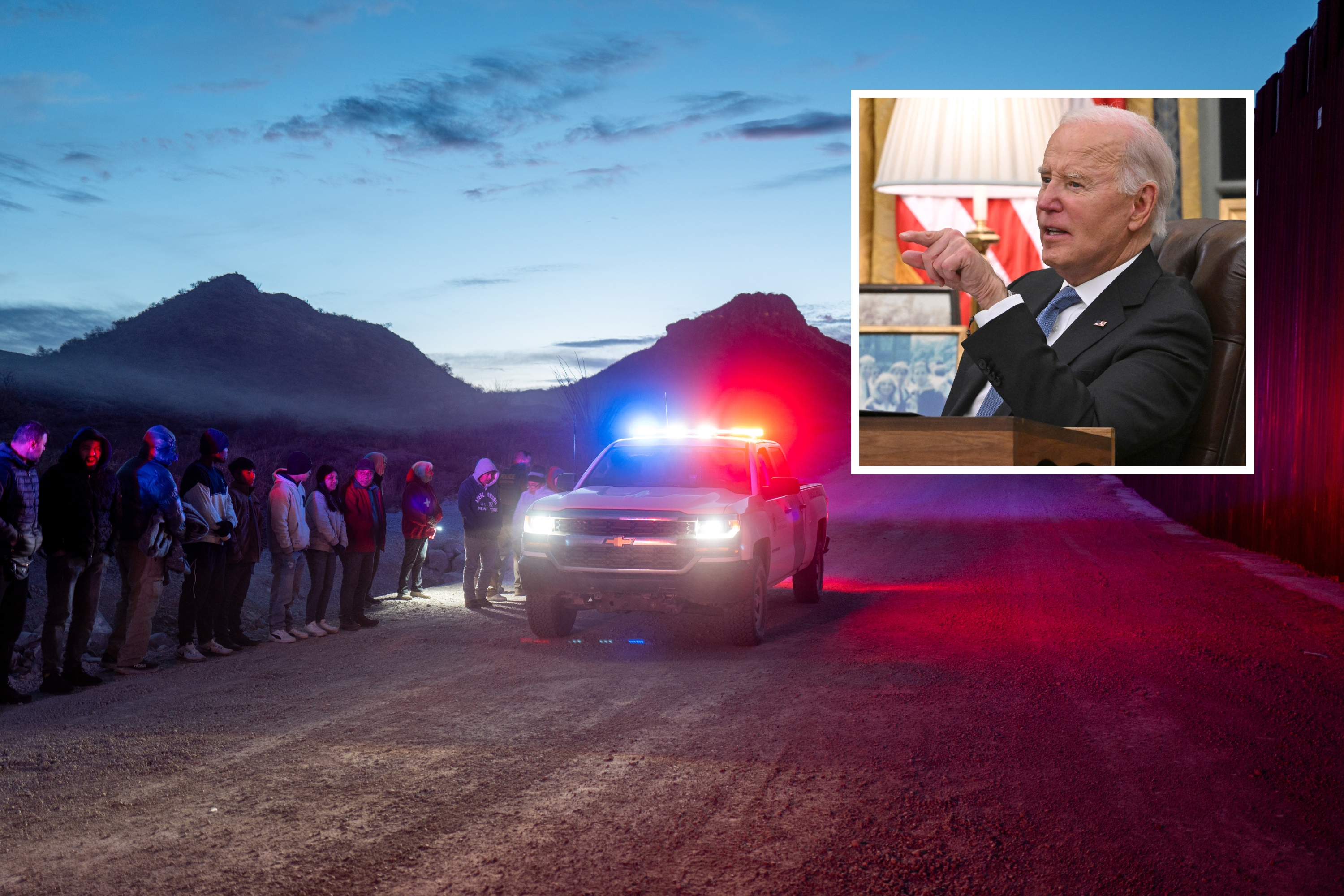 Biden Makes False Claim That Border Crossings Plummeted When He Took Office