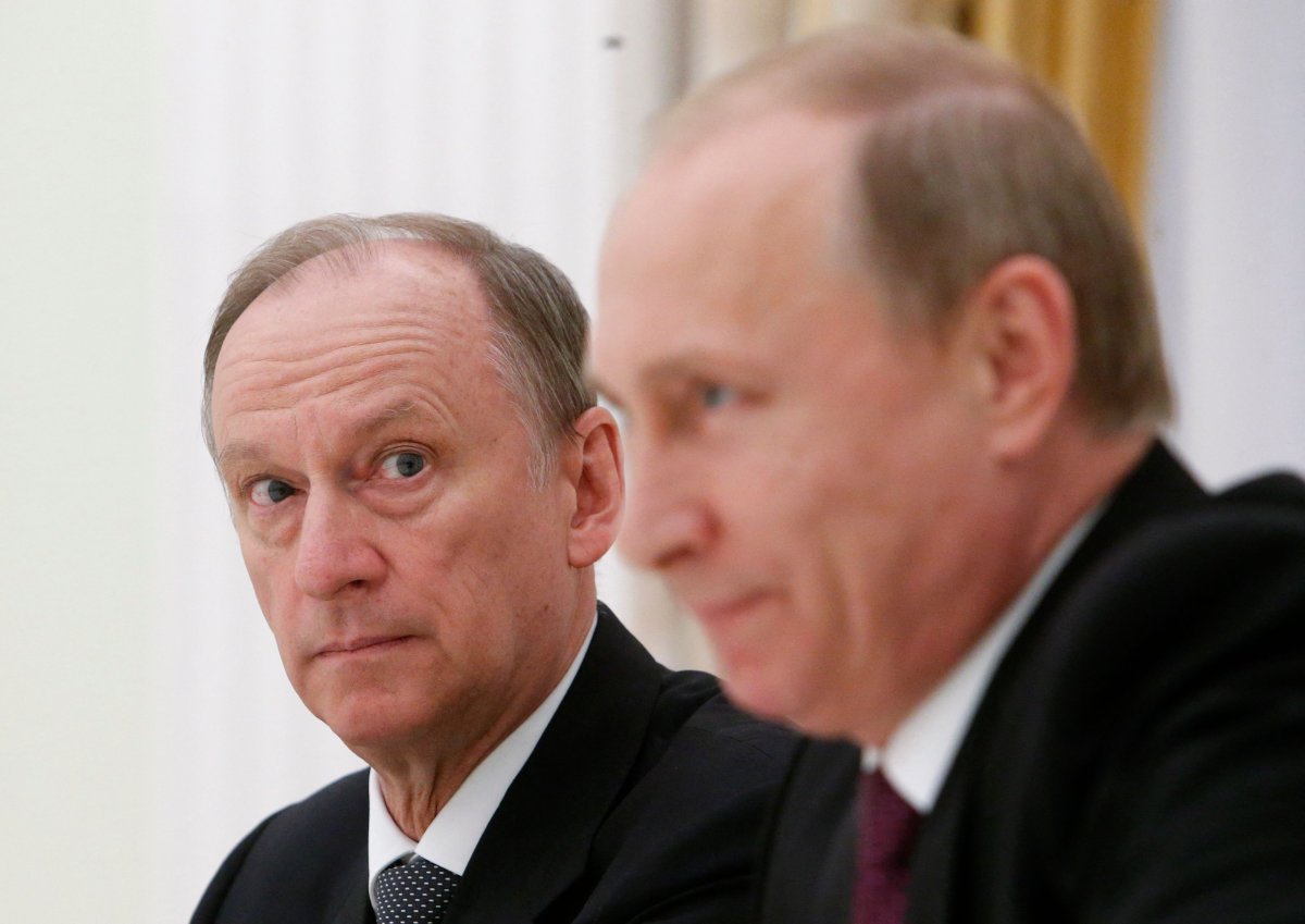 Nikolai Patrushev and Vladimir Putin 