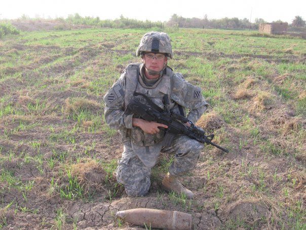 Edward Reynolds, pictured during his service in Iraq. Edward Reynolds, pictured during his service in Iraq.