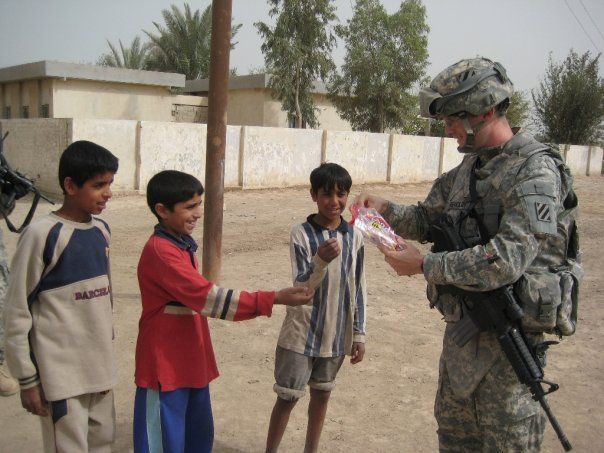 Edward Reynolds, pictured during his service in Iraq. Edward Reynolds, pictured during his service in Iraq.
