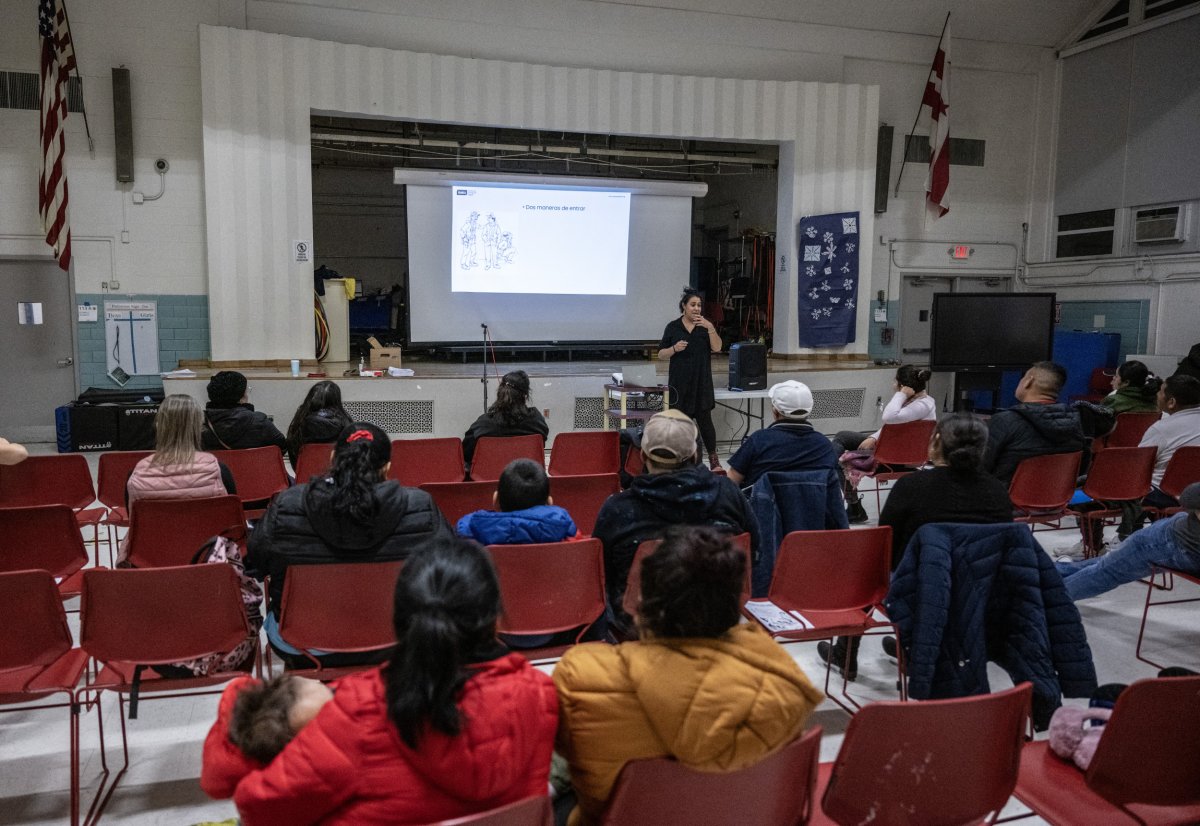 Taller sobre los derechos de los inmigrantes en DC