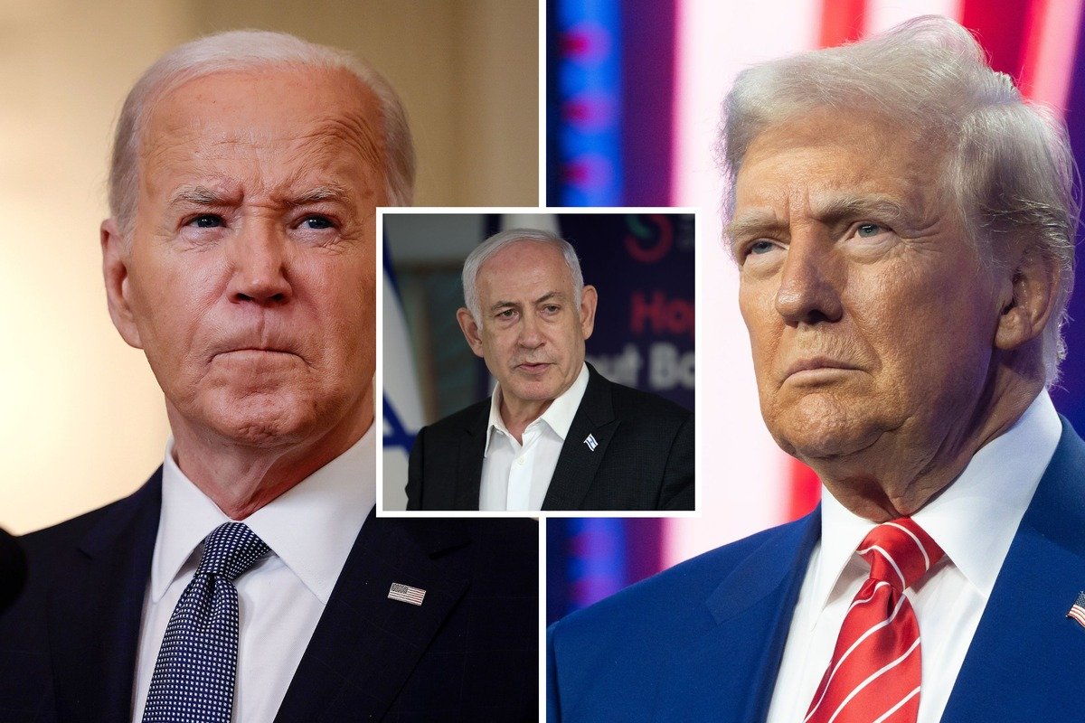 Biden Netanyahu Trump