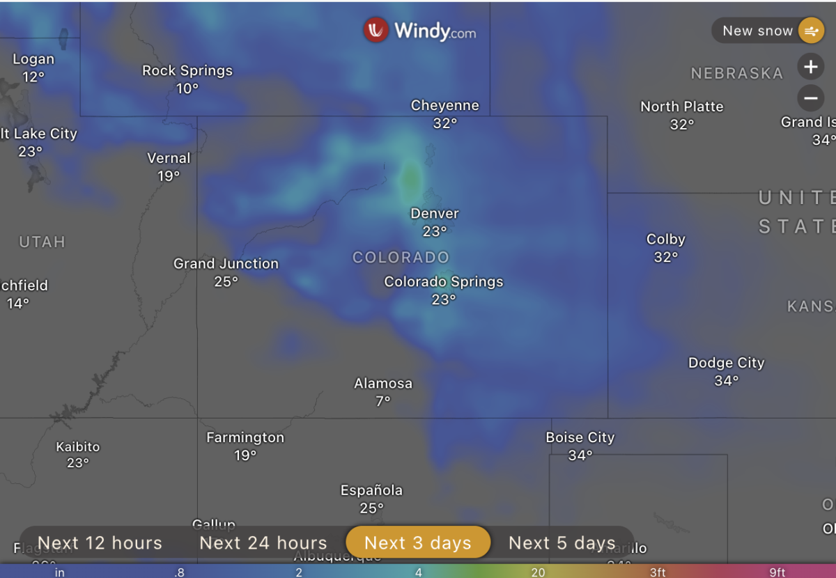 Denver snow forecast