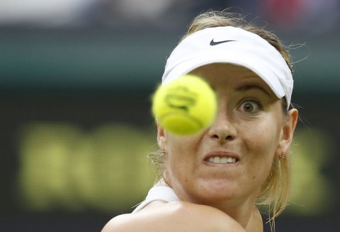 Maria Sharapova keeping her eye on the ball