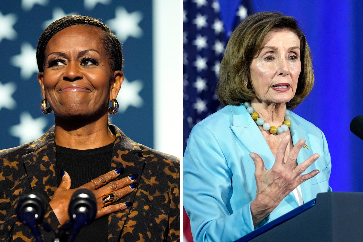 Michelle Obama and Nancy Pelosi