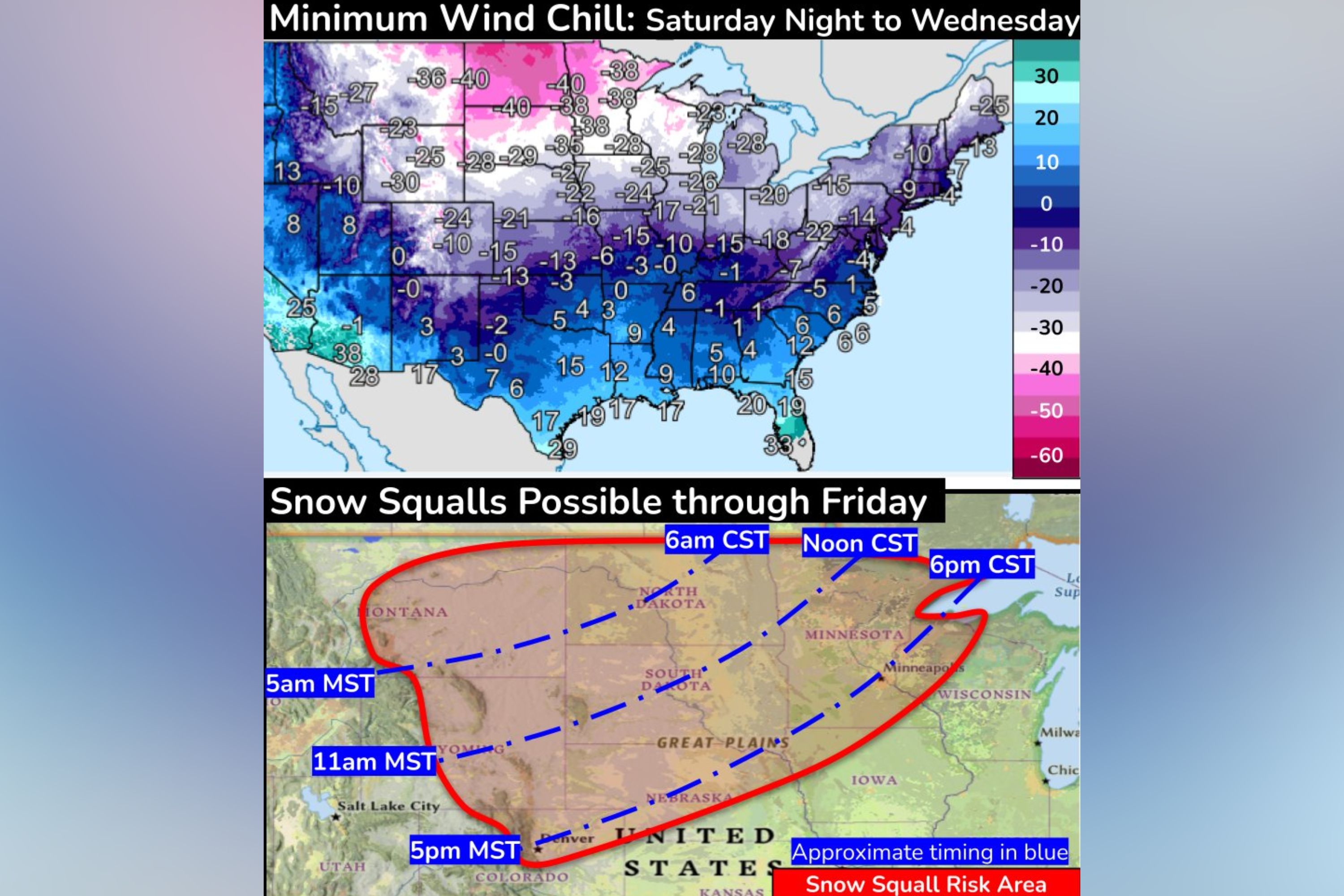 Arctic Blast Brings Snow, Bitter Cold Across US