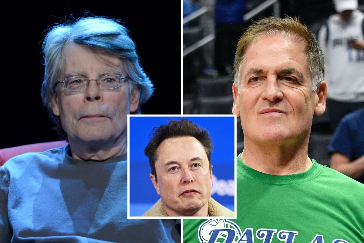 Stephen King, Mark Cuban, Elon Musk