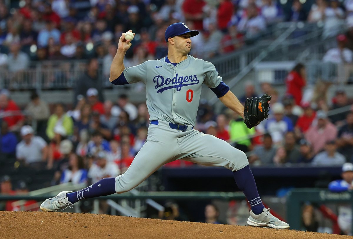 Los Angeles Dodgers pitcher Jack Flaherty