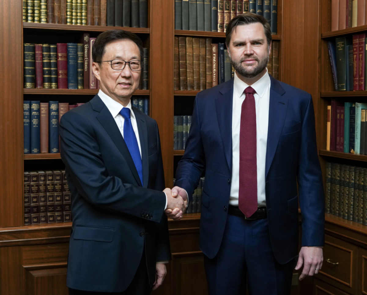 JD Vance Han Zheng China