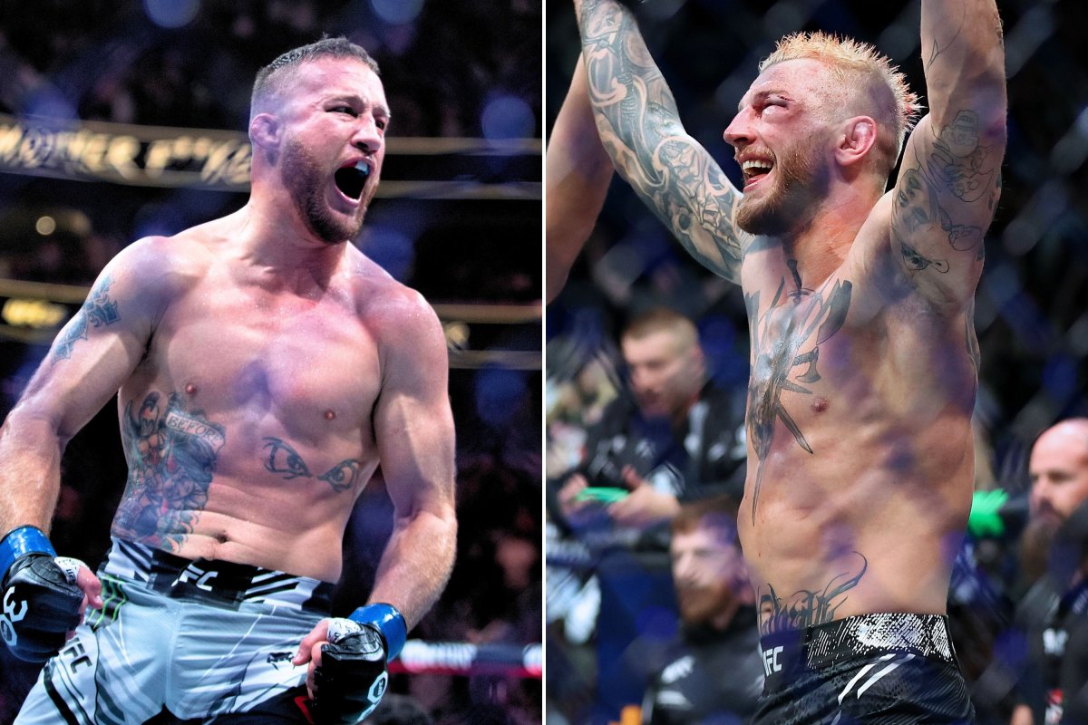 Justin Gaethje and Dan Hooker