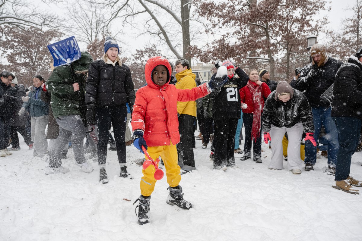 Child Snow New York Cold Weather