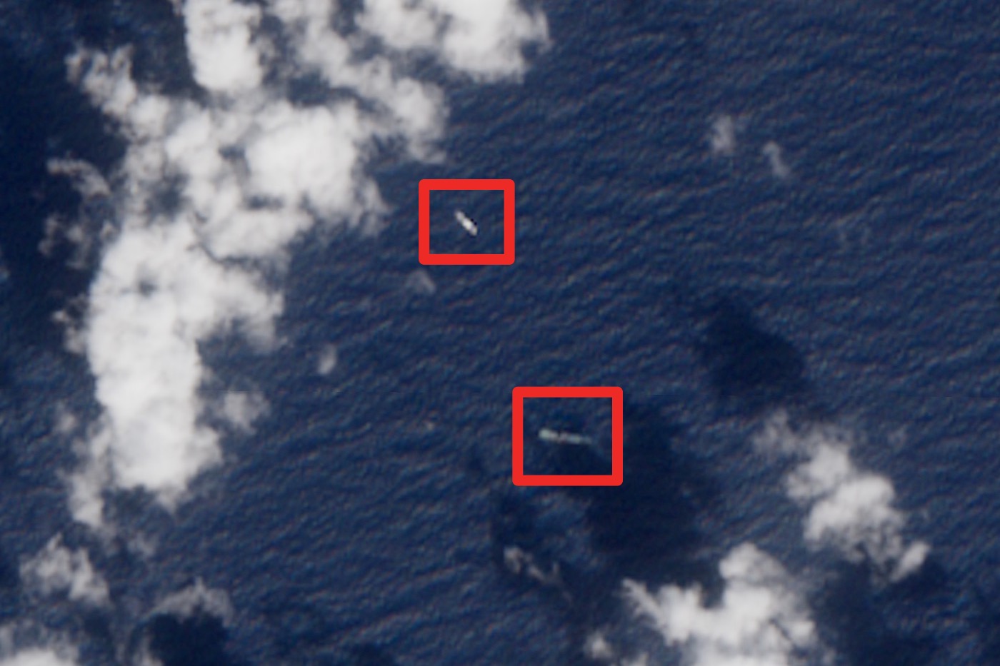 Satellite Photo Captures US Allys Standoff With Chinas Monster Ship