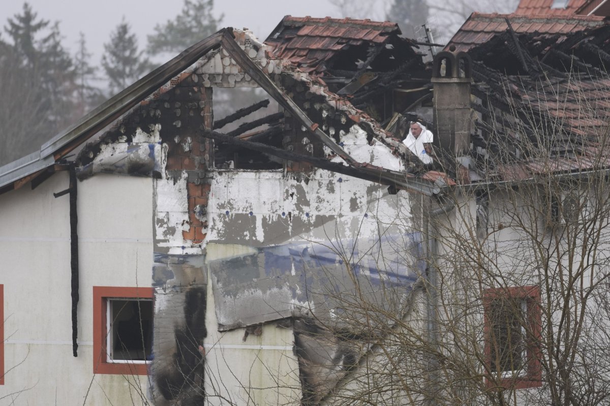 suspected arson attack, Serbia