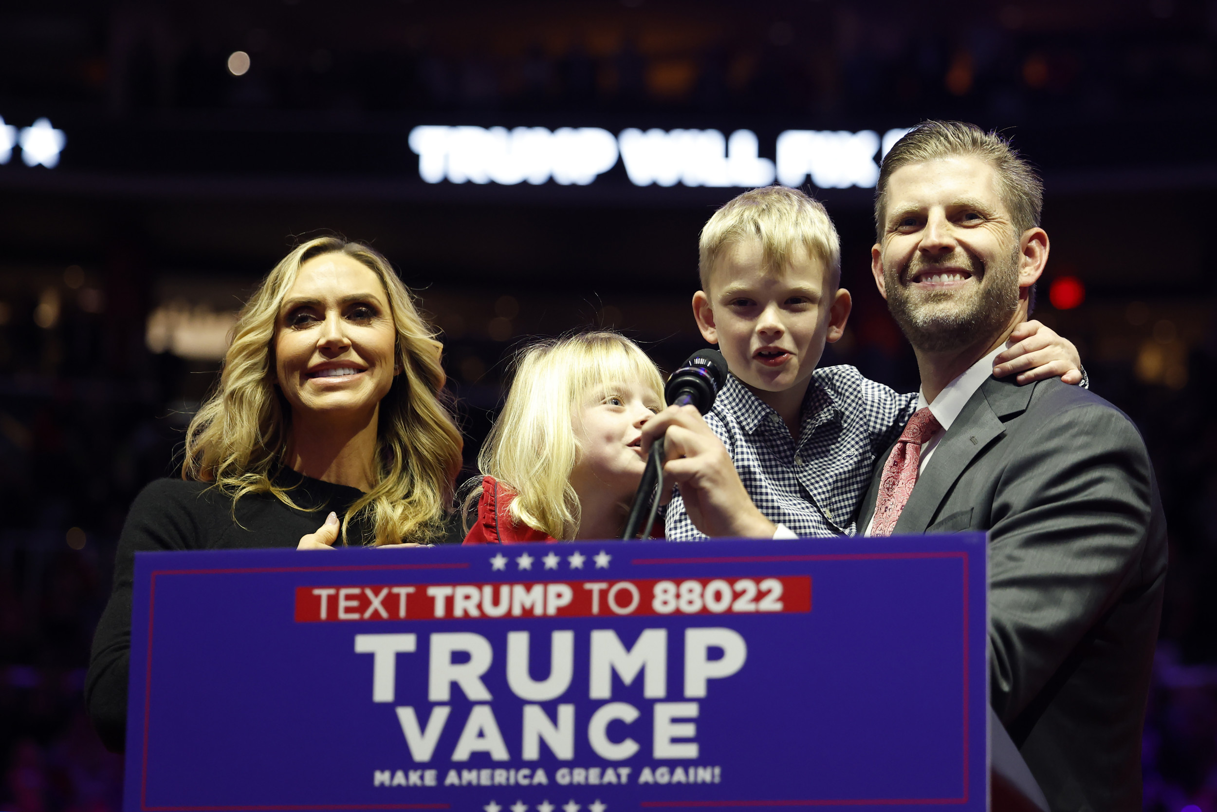 Meet Eric Trump and Wife Lara's 2 Kids - Newsweek