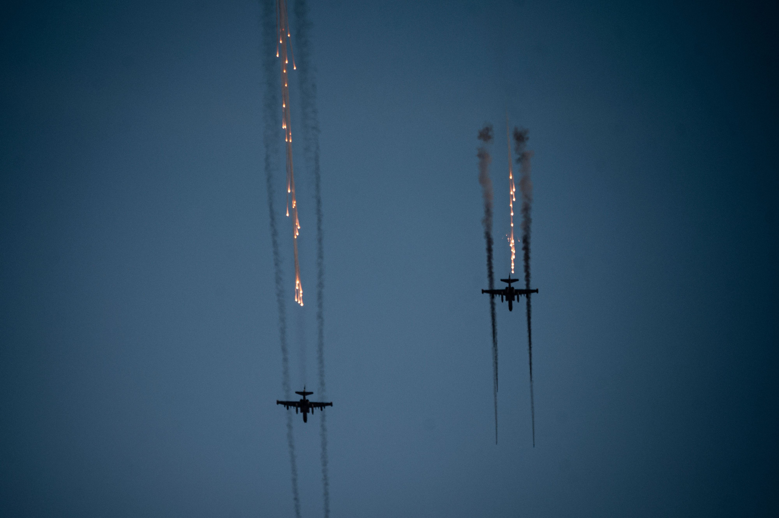 Russian Su-25 Jet Factory in Flames After Massive Drone Strike
