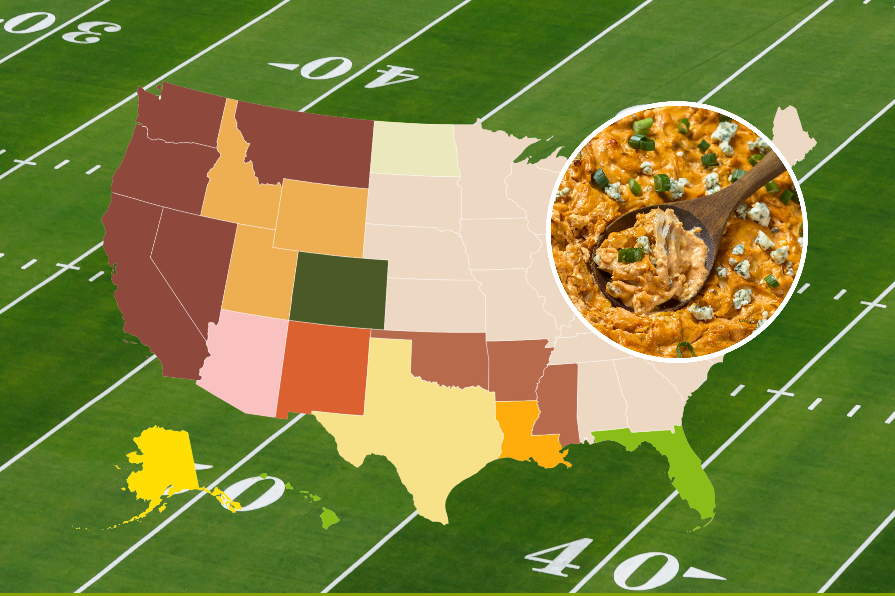 Map Reveals Americas Favorite Super Bowl Foods