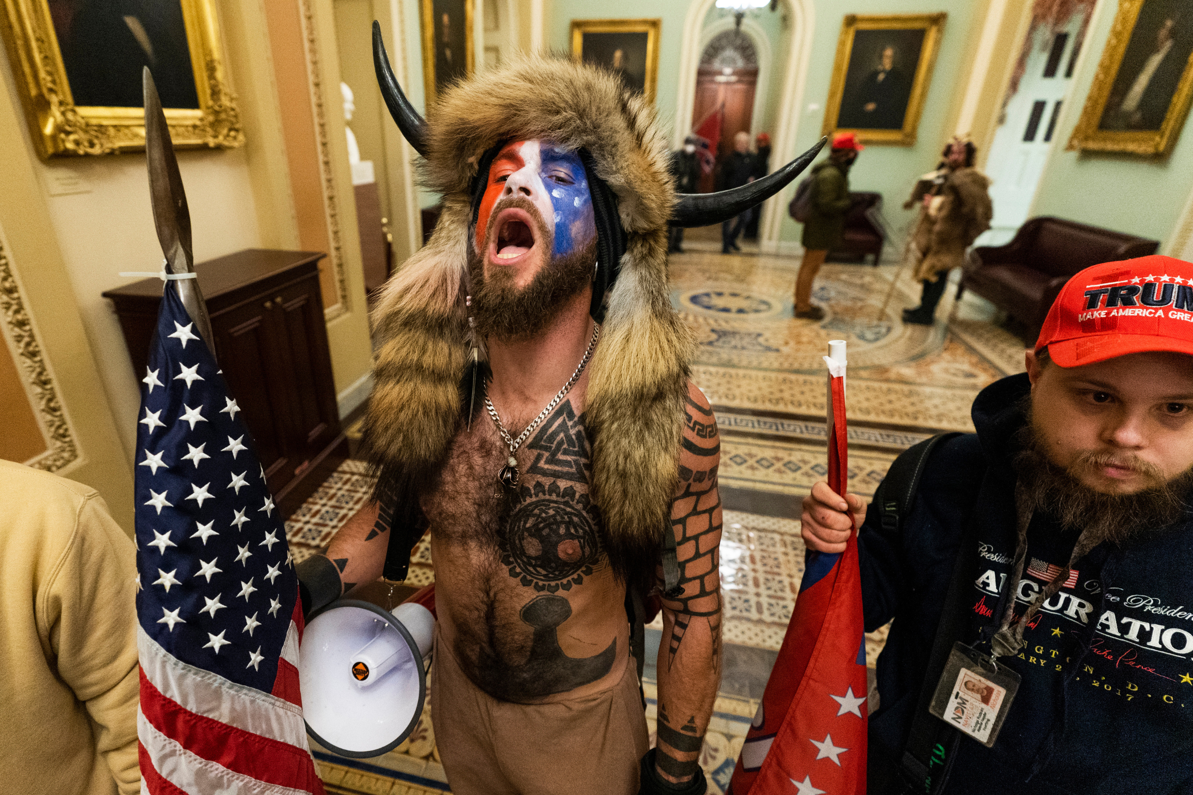 QAnon Shaman Jacob Chansley Is Buying Guns After Trump Pardon