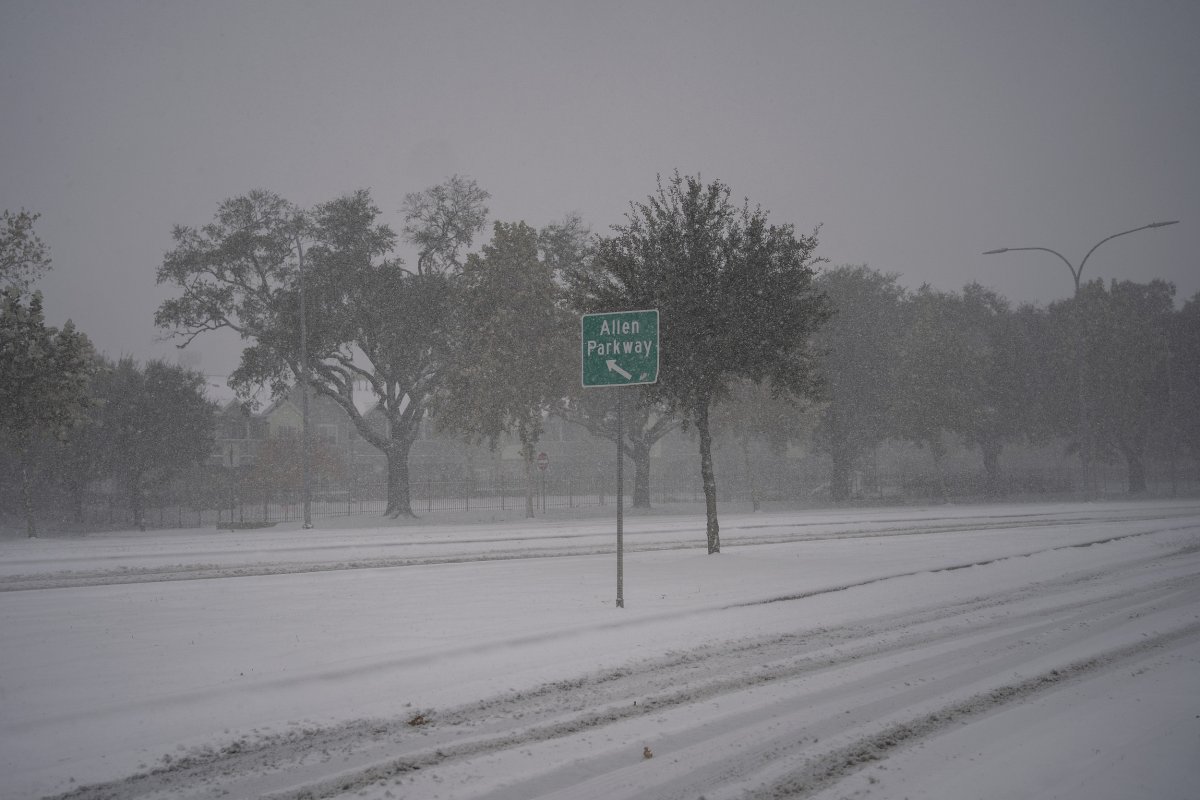 Houston Texas Snow