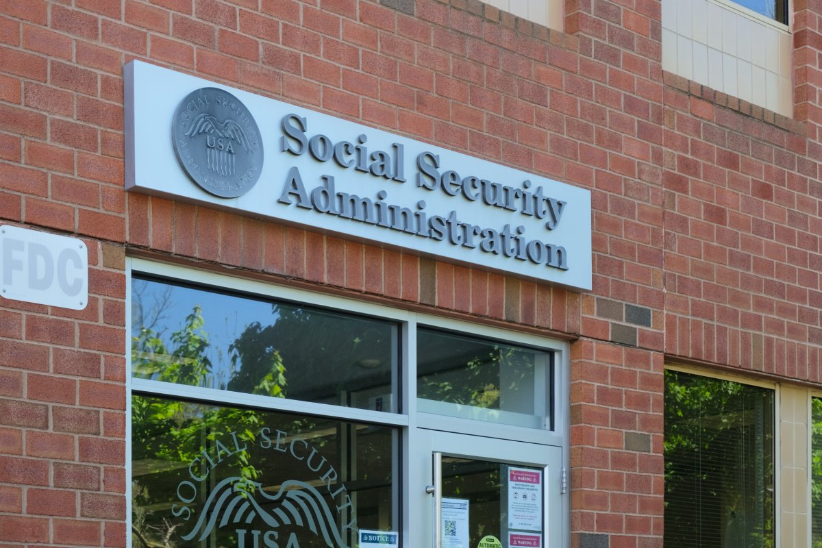 Social Security Administration sign on building wall