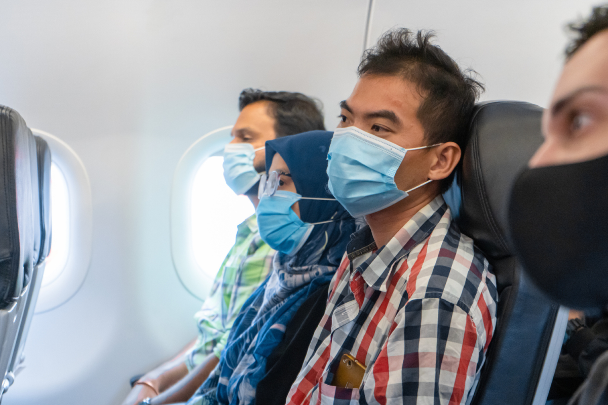 Masks on airplanes