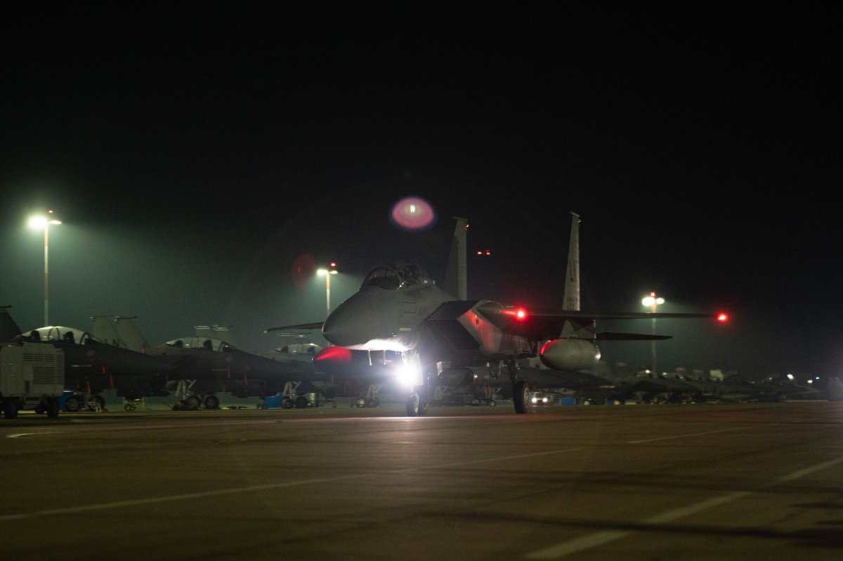 Upgraded American F-15 Jet Arrives U.K.