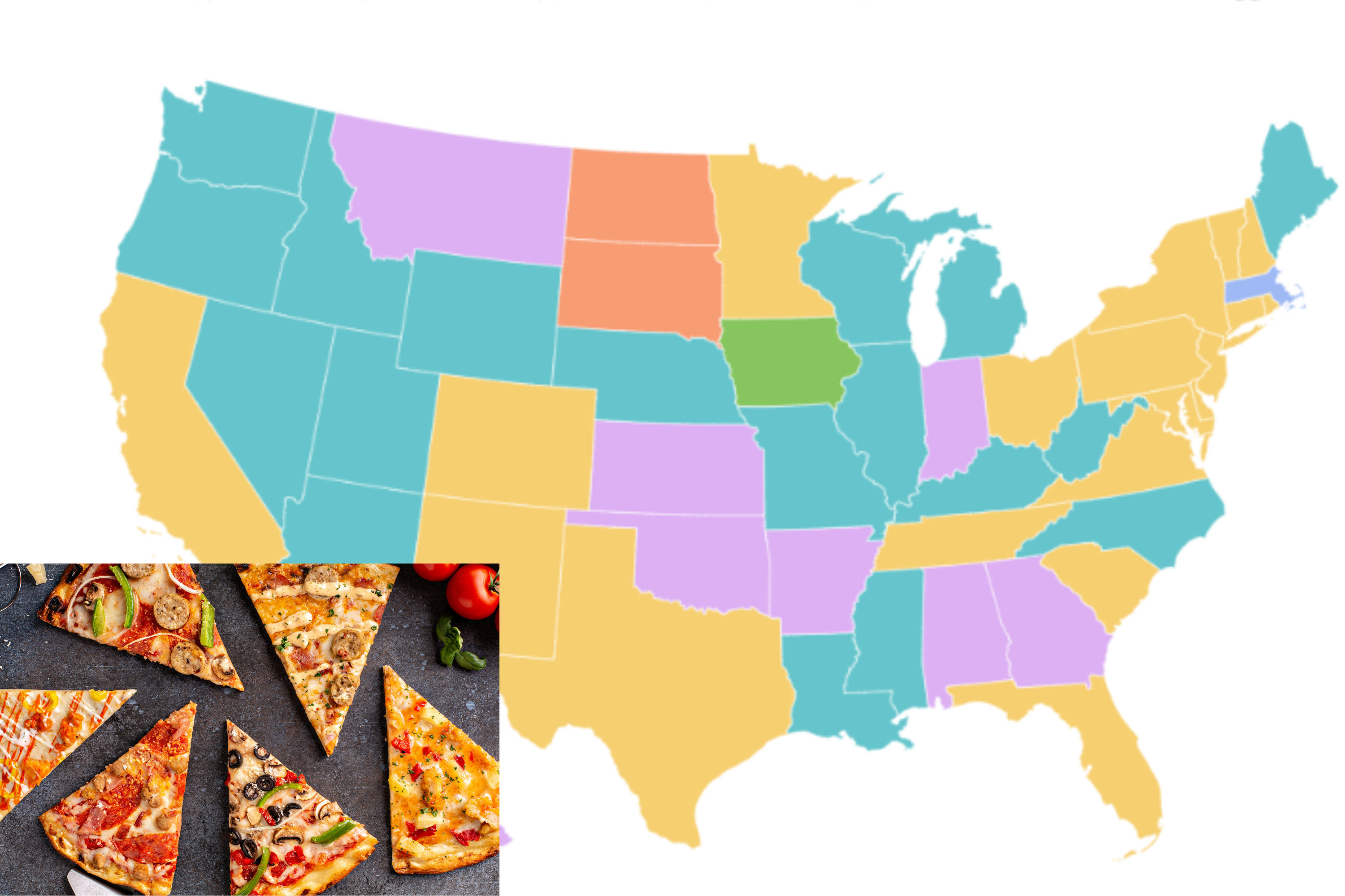 Map Shows Most Popular Pizza in Every U.S. State