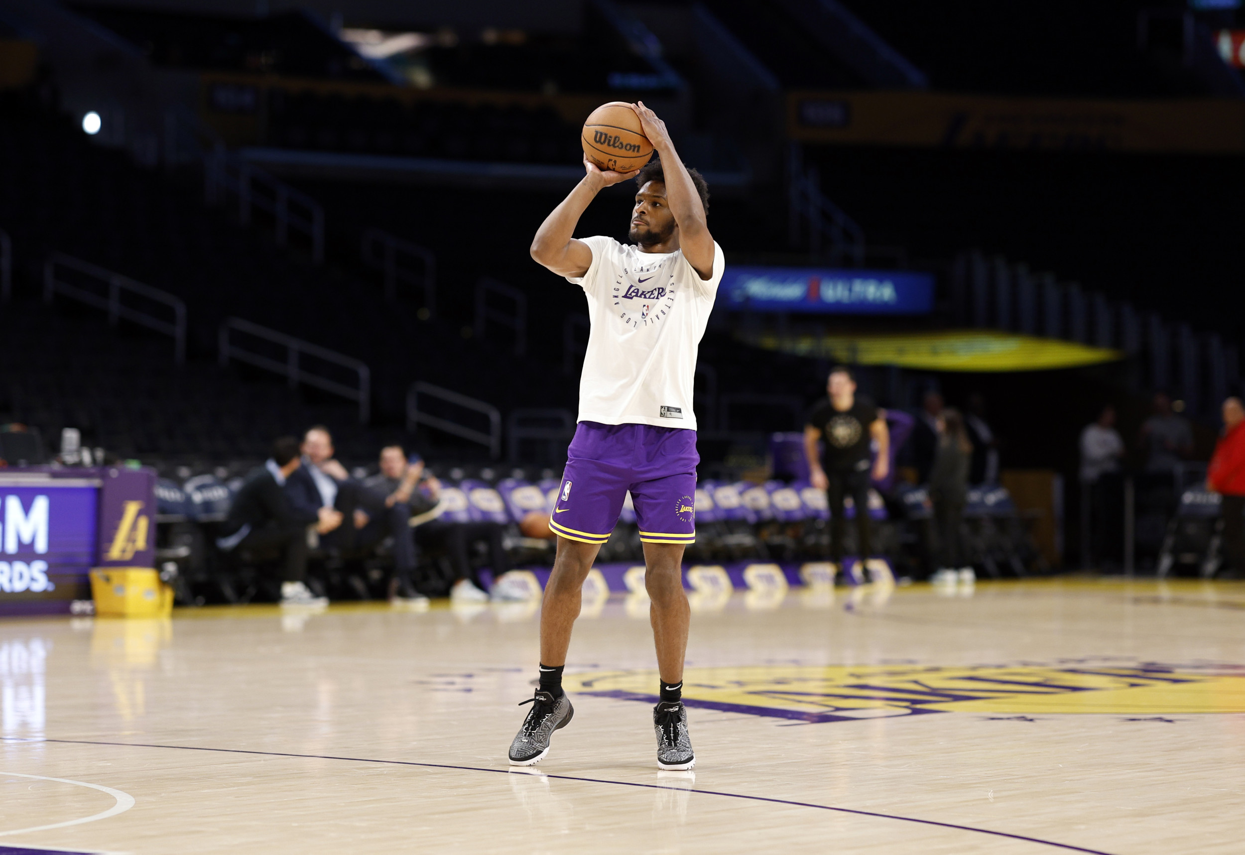 How Many Points Did Lakers' Bronny James Score in Win Over Wizards?