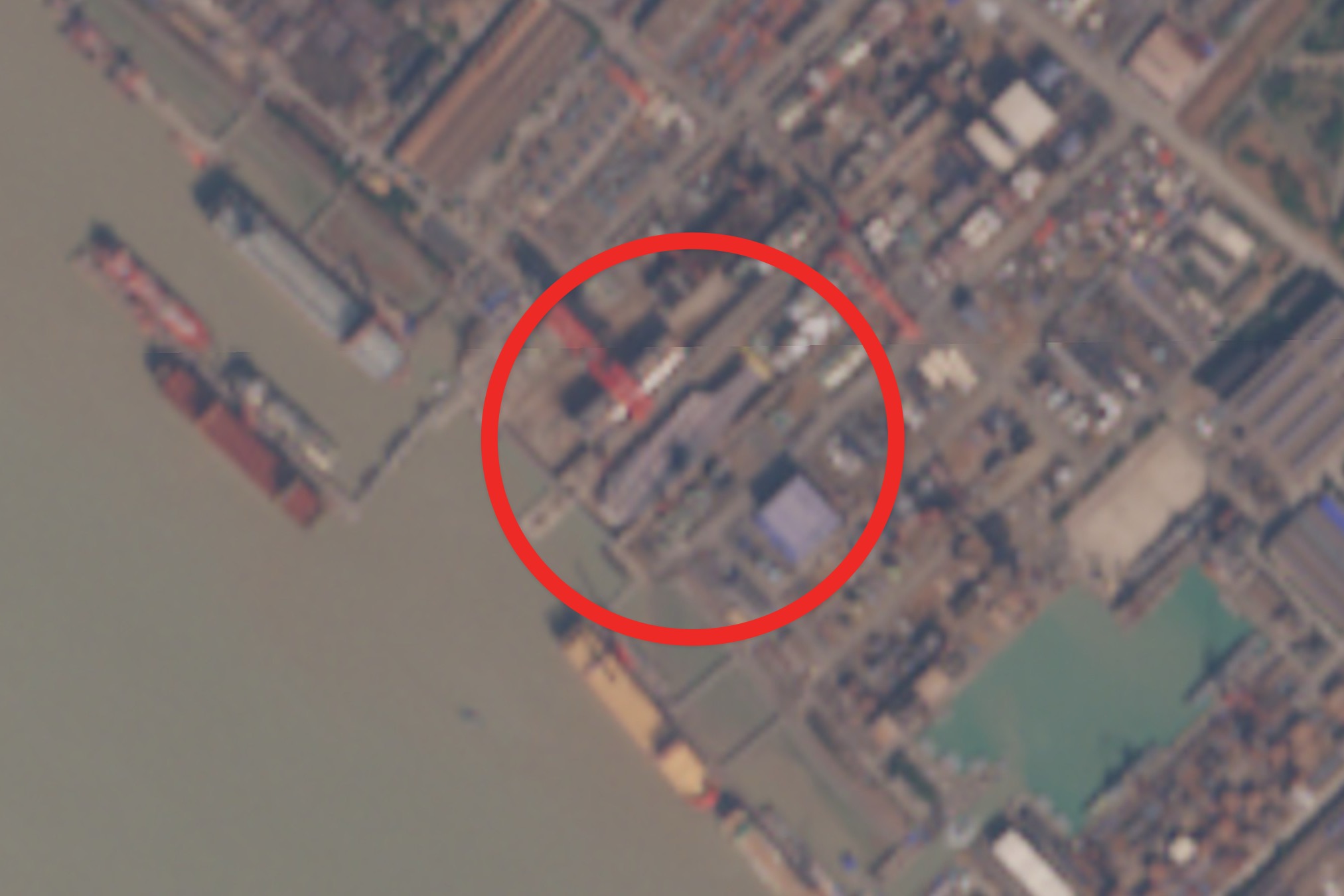 Satellite Image Captures Chinas Newest Aircraft Carrier