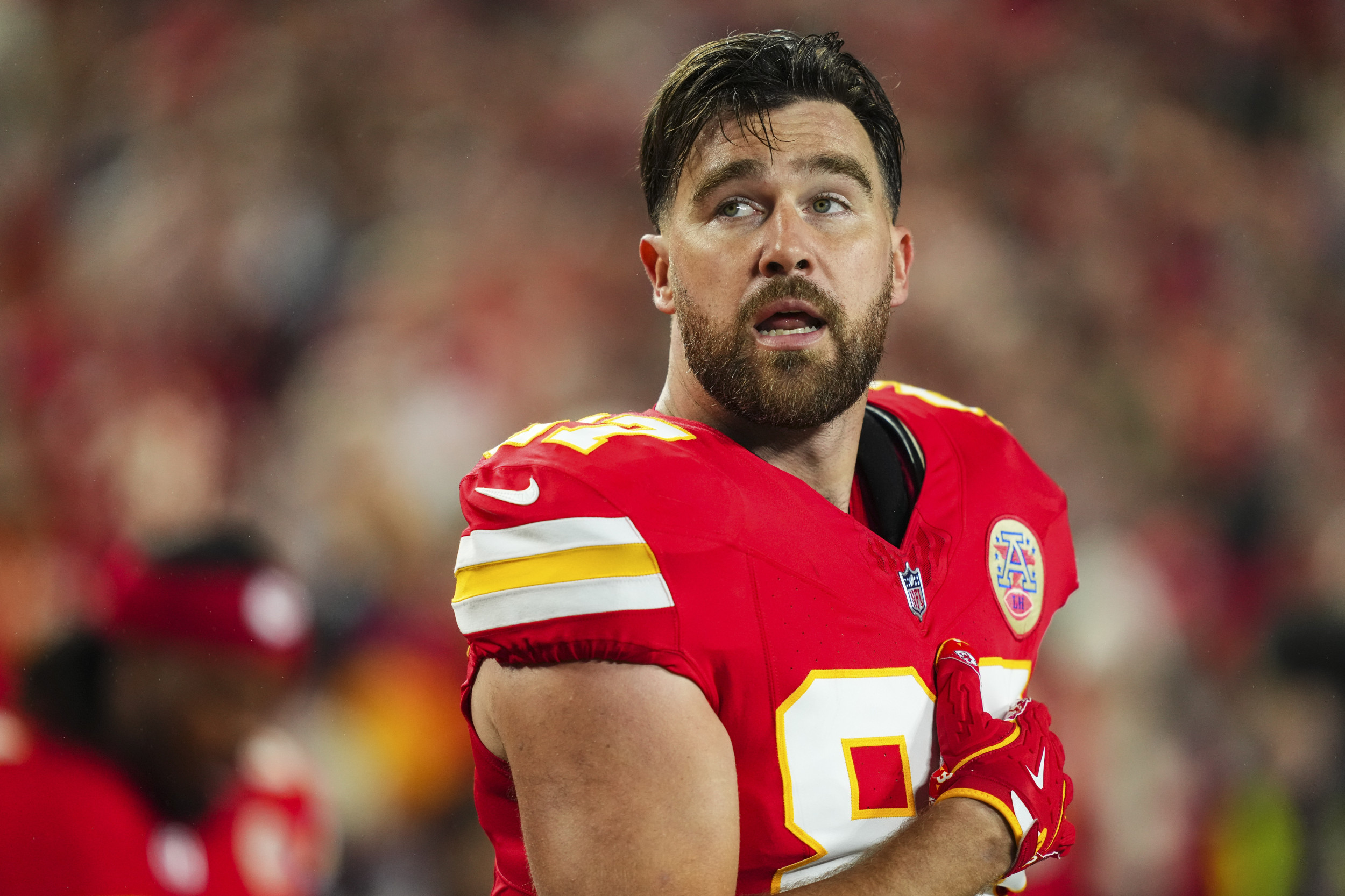 Travis Kelce Reacts to 'Cheating' Claims From Rapper Newsweek