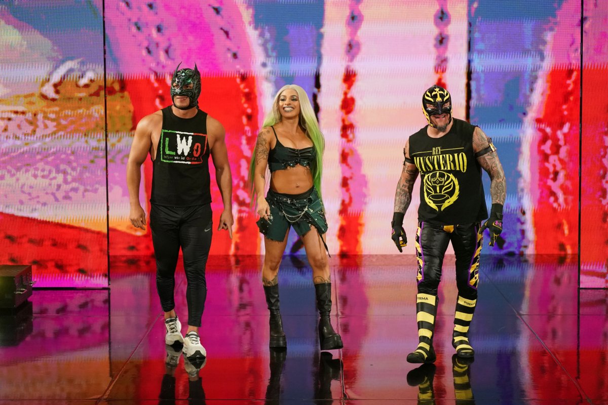 WWE Dragon Lee Zelina Vega Rey Mysterio