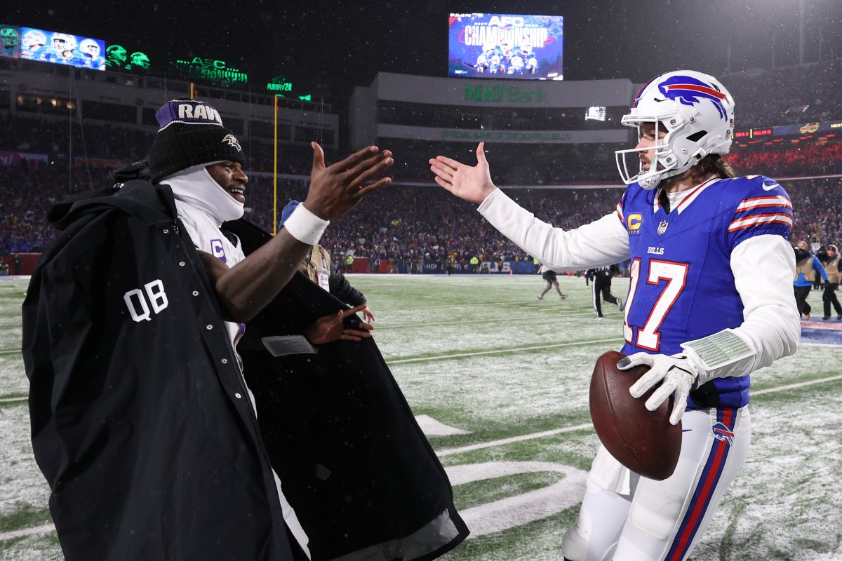 Lamar Jackson and Josh Allen