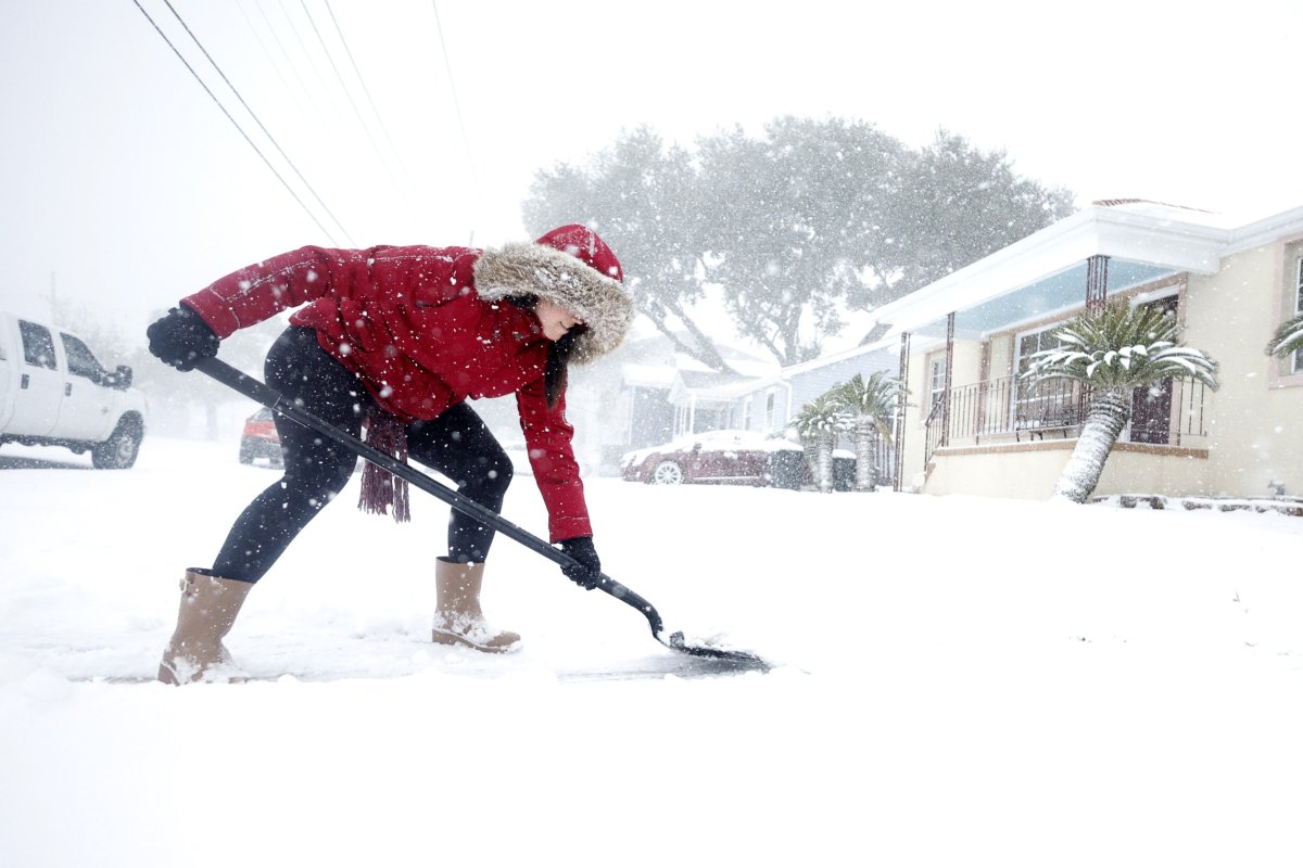 Snow in New Orleans