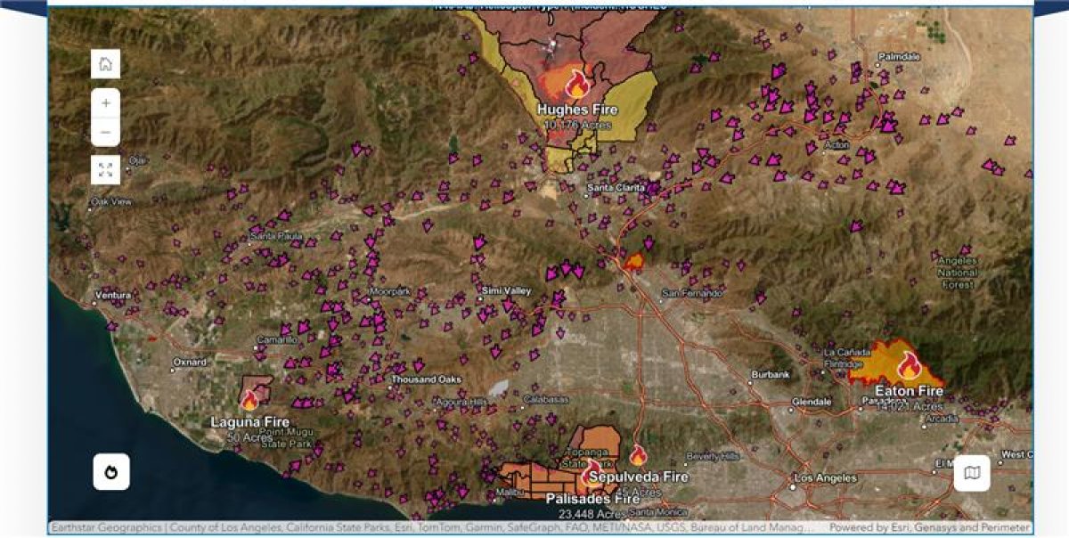 Fires in Southern California Laguna Fire